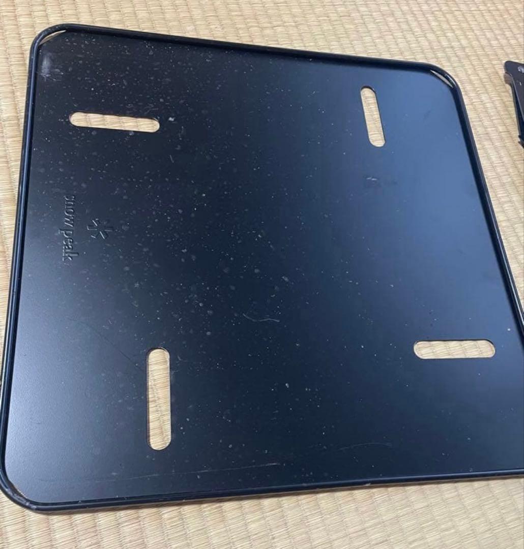 【良品】スノーピーク　焚き火台セット　黒皮鉄板