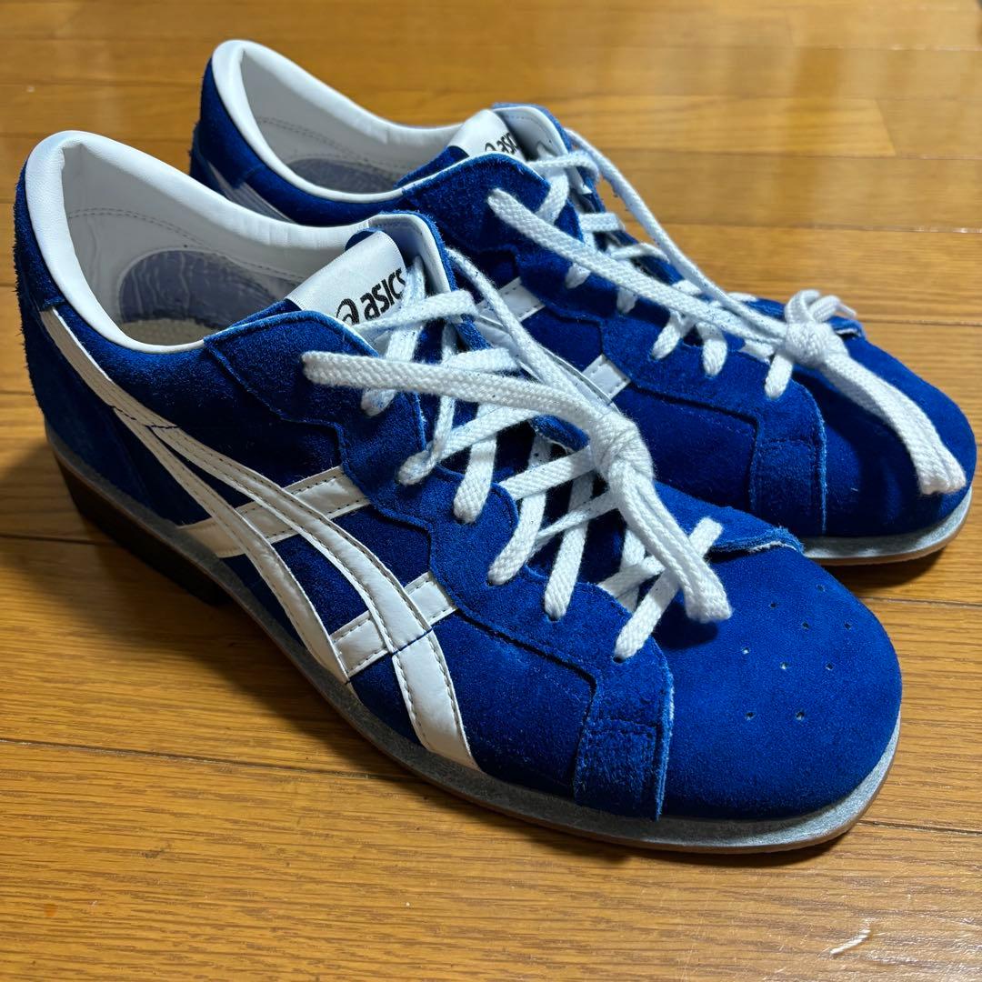 asics（アシックス）ウエイトリフティングシューズ　ブルー/ホワイト　27cm