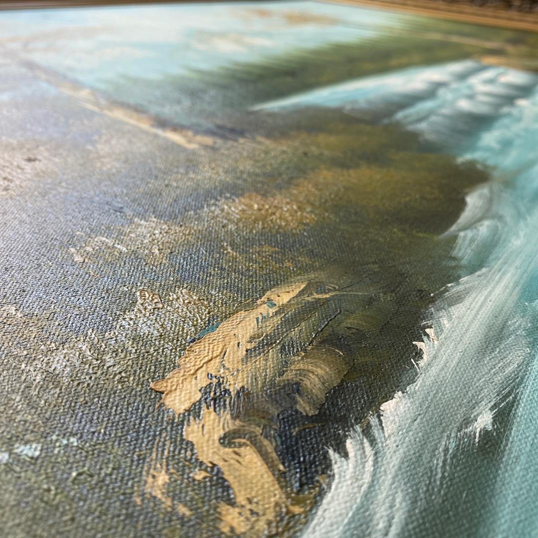 絵画　風景画　特大　幅約138cm×高さ約77cm