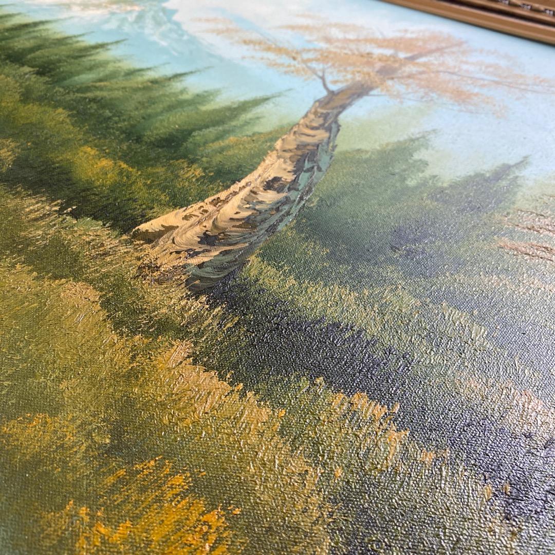 絵画　風景画　特大　幅約138cm×高さ約77cm