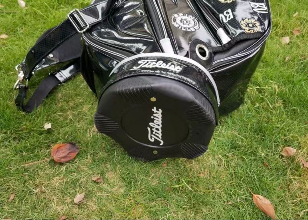 キャディバッグ PUレザー スポーツゴルフバッグ メンズゴルフバッグ レディース