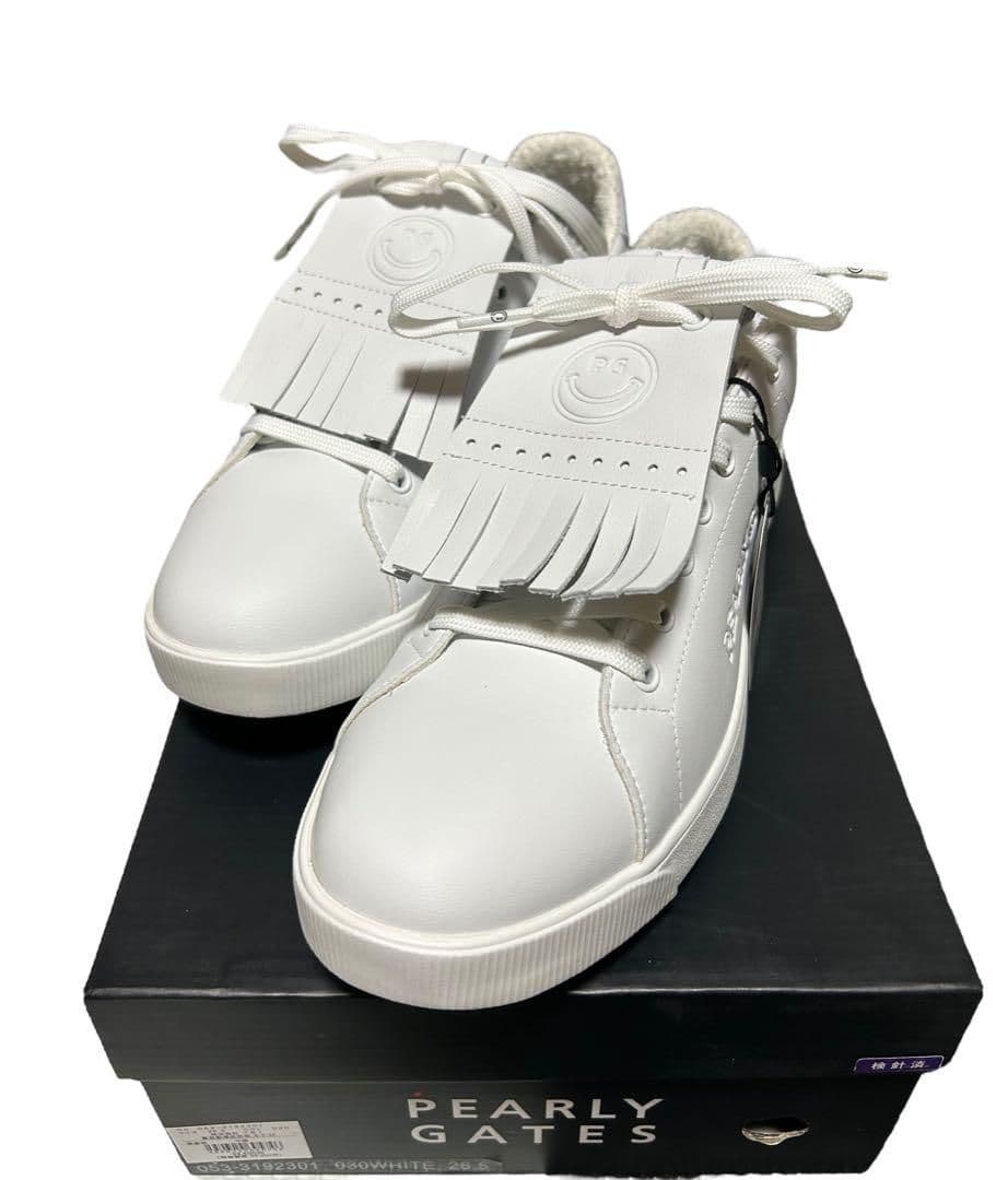 パーリーゲイツ　キルトタンローカット ゴルフシューズ　牛革レザー