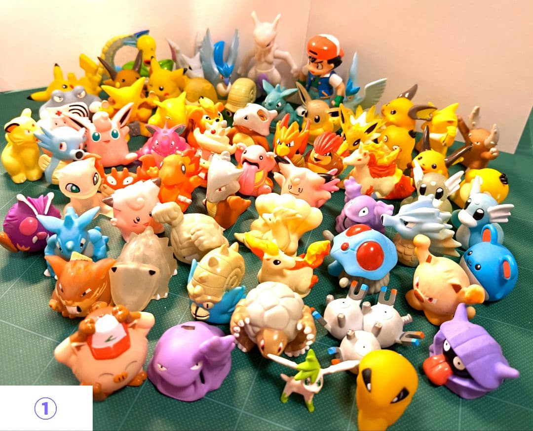 【洗浄消毒済】【138体】ポケモンフィギュアセット クリア・レア多数 込