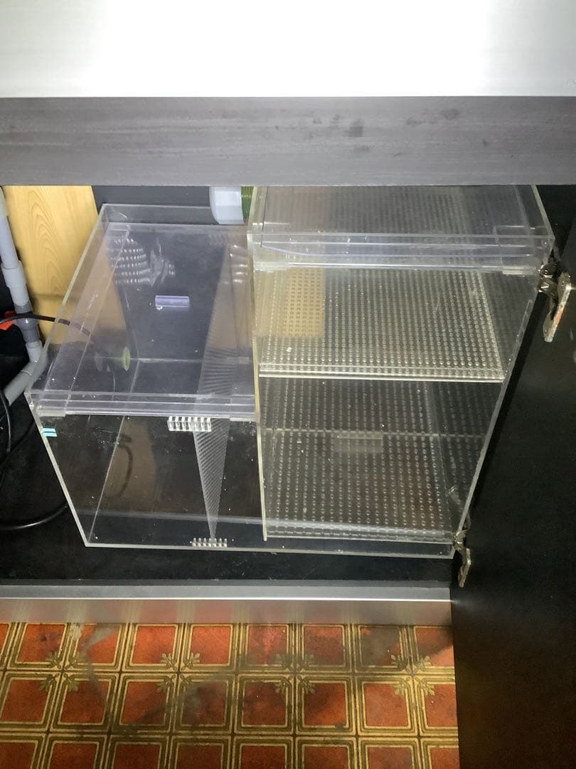 オーバーフロー水槽 90大きめ フィルター部品付き