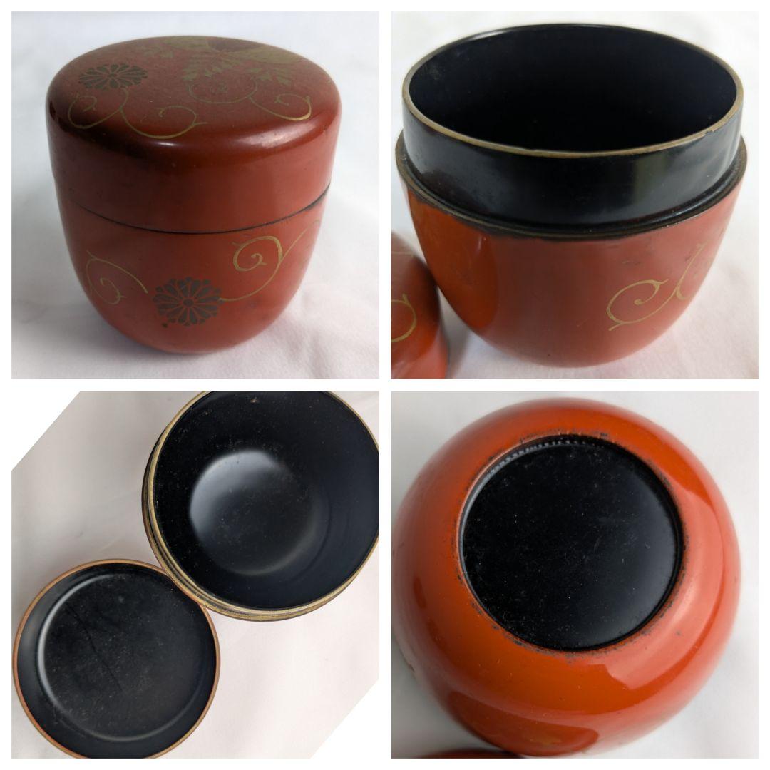 茶道具 棗 蒔絵 9点 まとめ売り 黒 赤 朱色