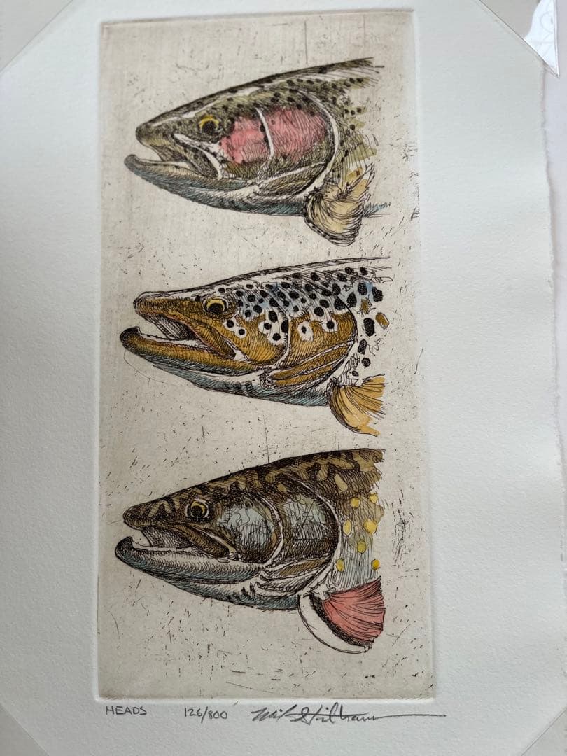 Mike Stidham 版画 HEADS & TAILS ２枚セット