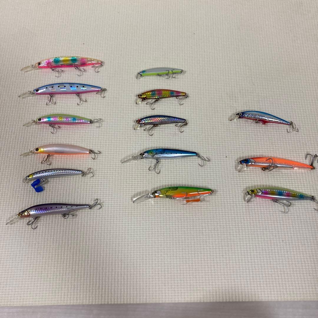 青物、シーバス用ミノー・プラグ 14個セット