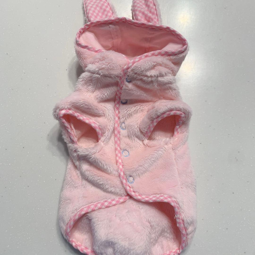 ブルブブ★最新うさこファーパーカーSSSピンク☆新品★ジャケットベスト