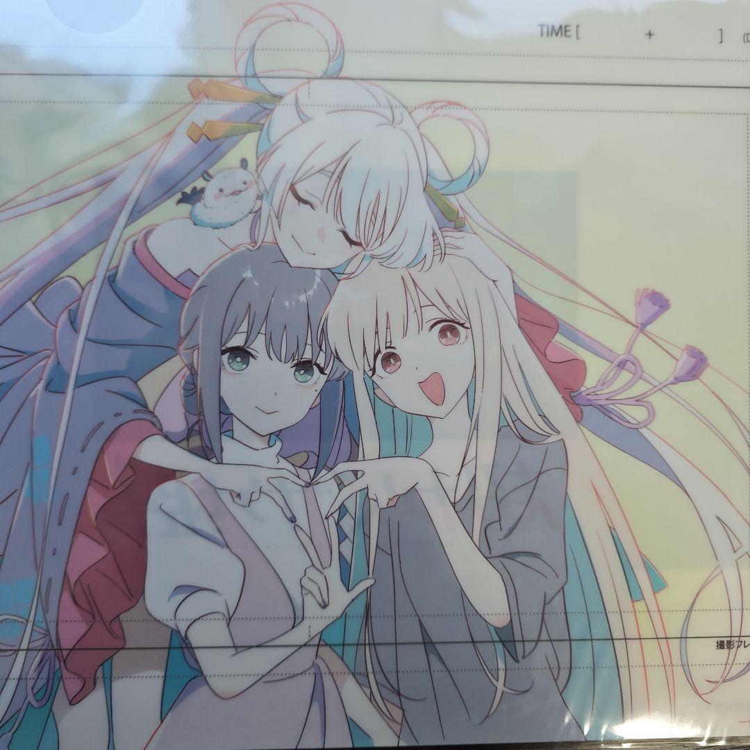 超かぐや姫！　ラフ原画アクリルパネル、クリアファイルセット