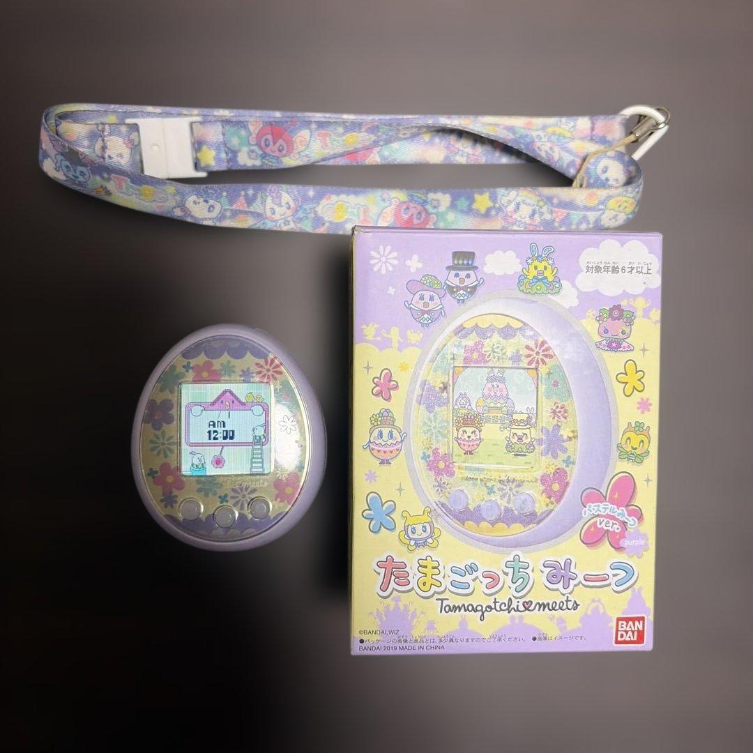 BANDAI たまごっちみーつ パステルミーツ ストラップ付き