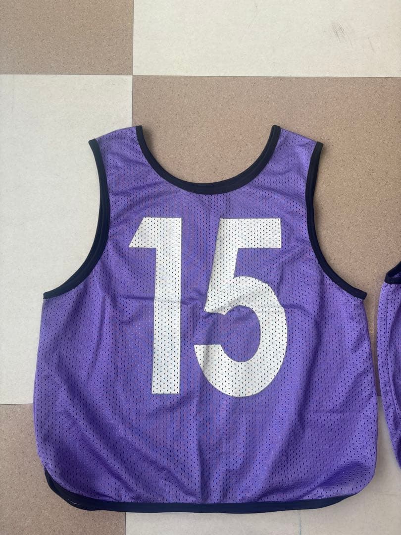 バスケットボール ビブス 4-8 & 15-20収納袋付き&メッシュビブス