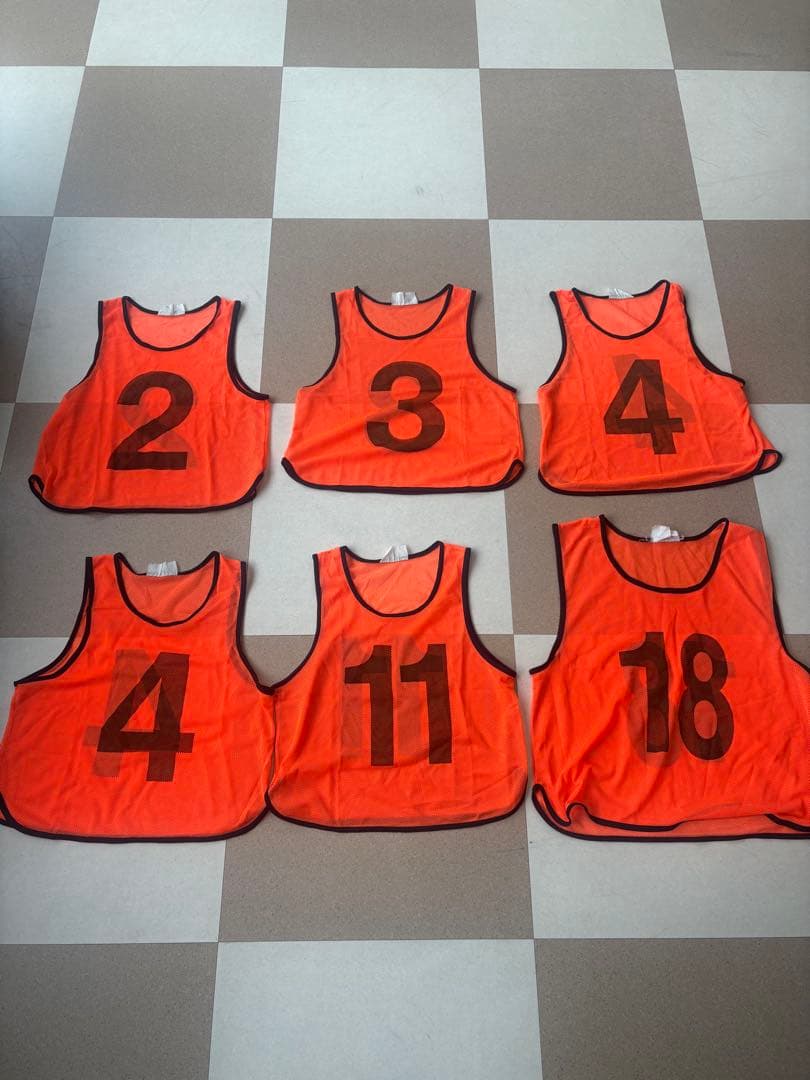 バスケットボール ビブス 4-8 & 15-20収納袋付き&メッシュビブス