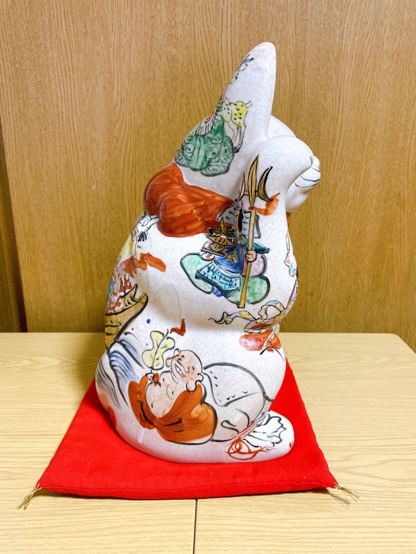 【入手困難】美濃焼 和田一人 七福神招き猫(大) 右手