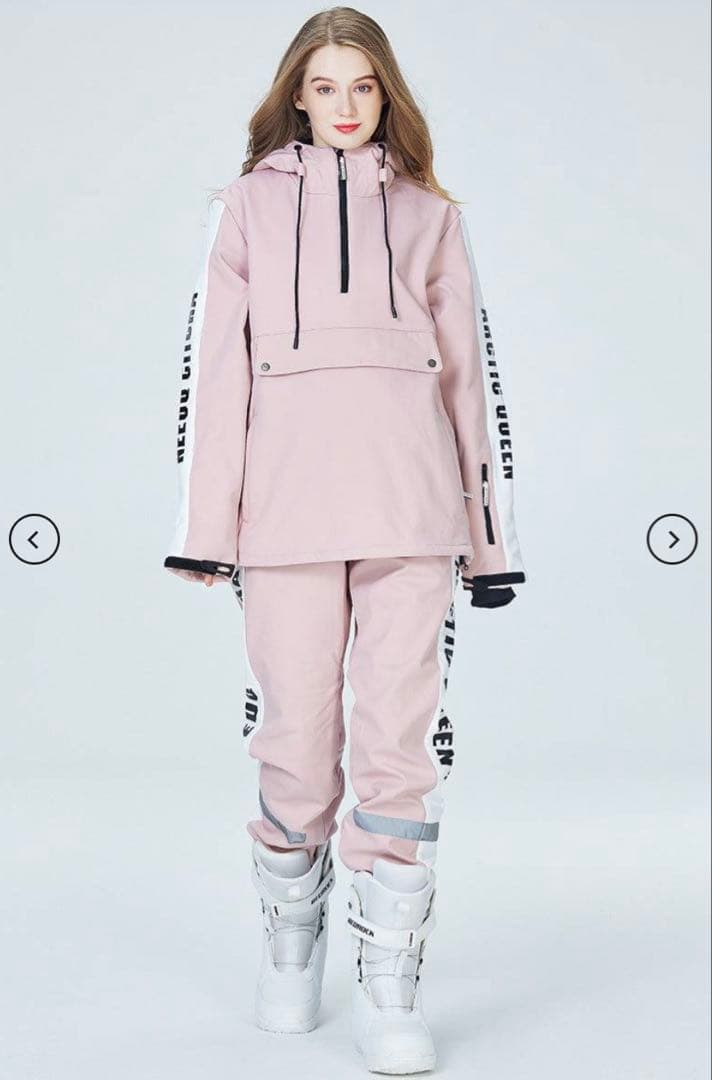 【クリーニング済み】韓国ブランド ARCTIC QUEEN スノボウェア ピンク