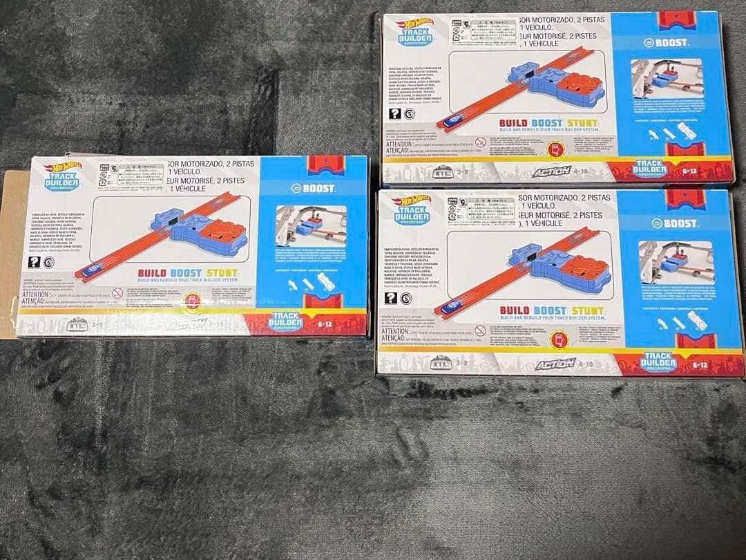 Hot Wheels トラックビルダー ブースターパック　3セット