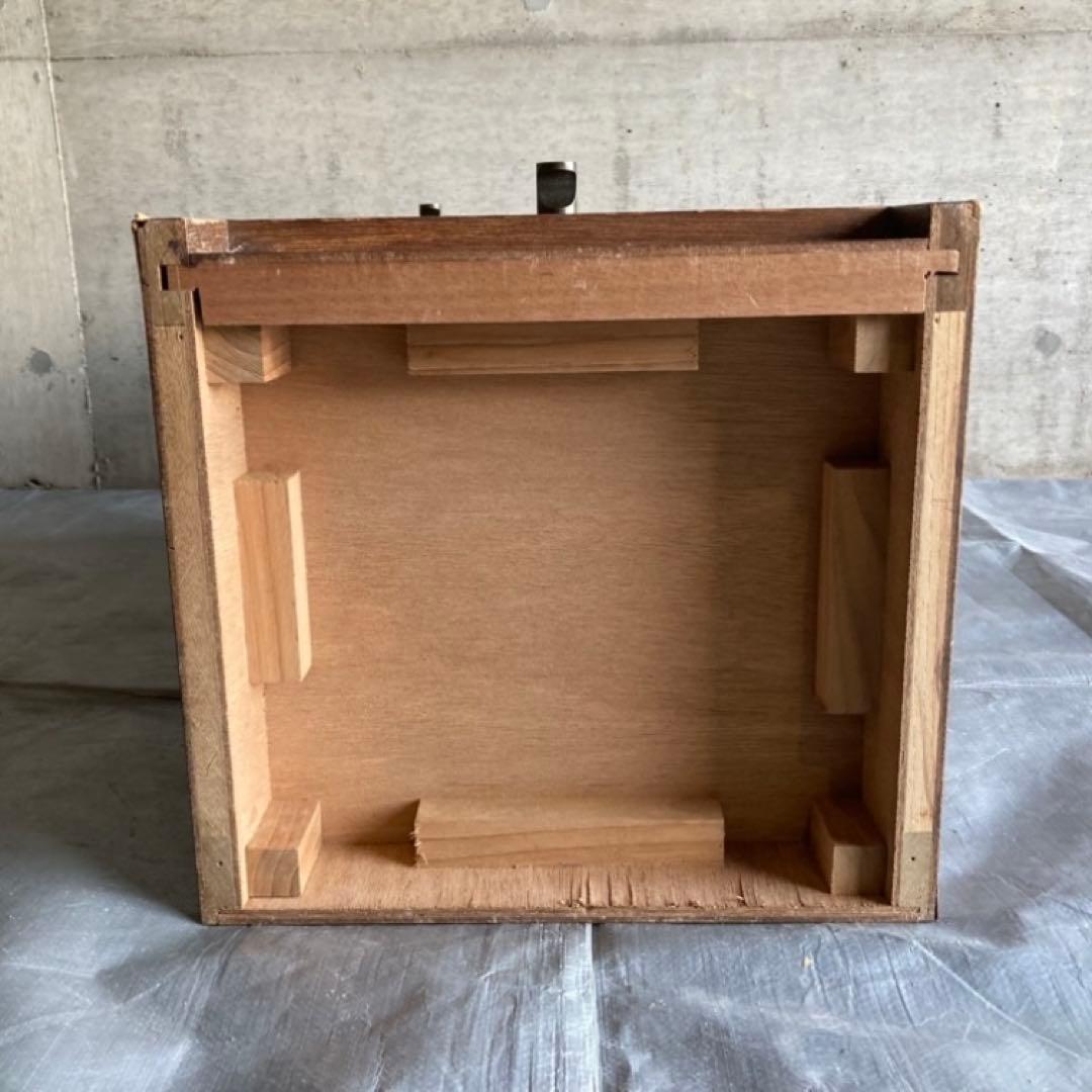 サイドテーブル キャビネット チェスト ラック 電話台 棚 木製 昭和 レトロ