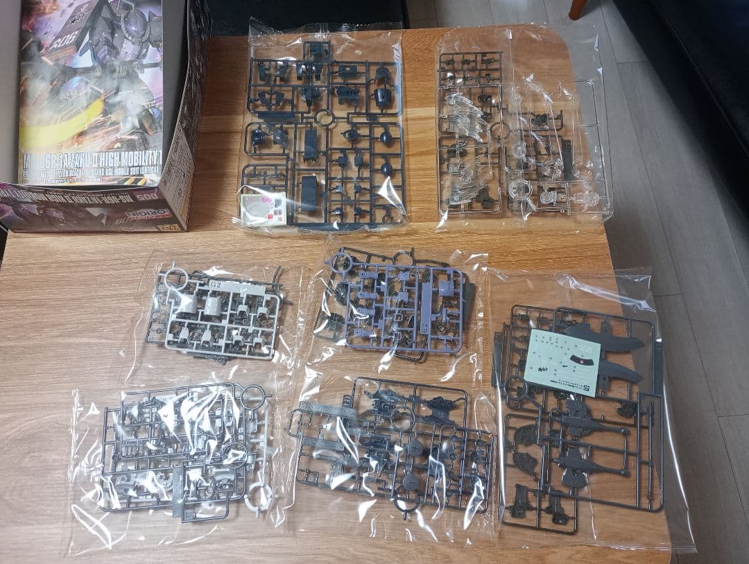 未組立 ガンプラ HG ザクⅡ 黒い三連星専用機セット ガンダム オリジン