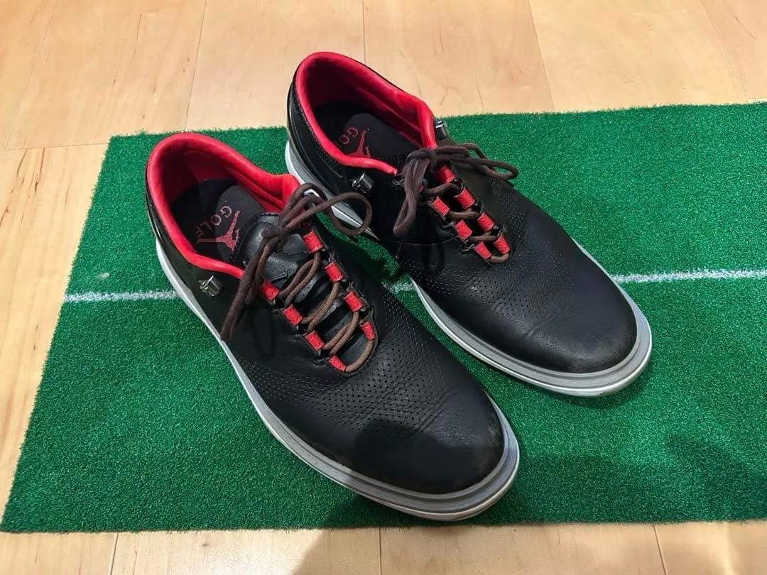 ナイキゴルフシューズ　ジョーダン ADG 4 Jordan ブラック/レッド