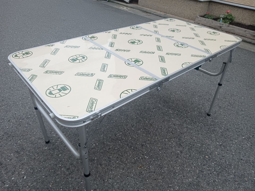 【Coleman】三折テーブル 美品