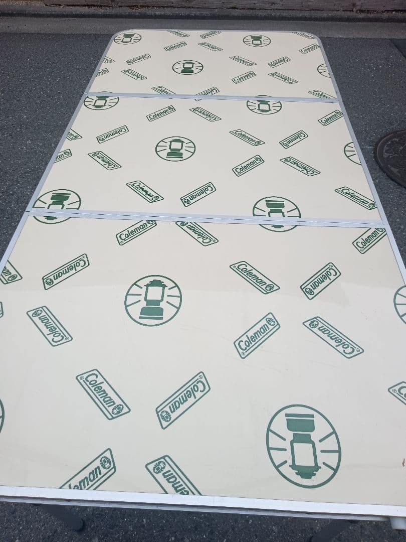 【Coleman】三折テーブル 美品