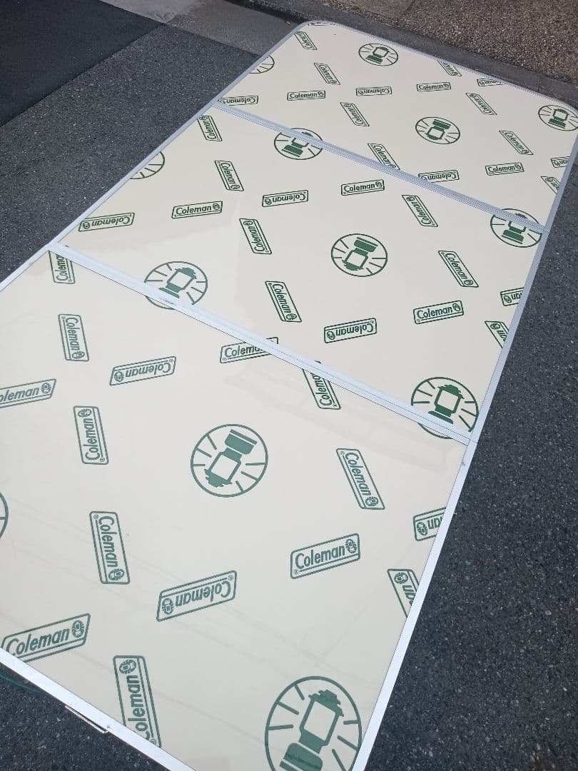 【Coleman】三折テーブル 美品