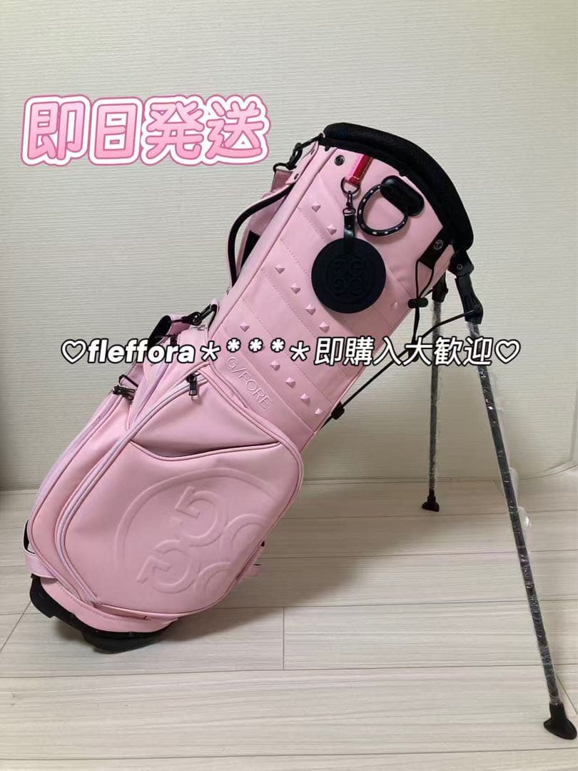 G/FORE ジーフォア ゴルフバッグ·キャディバッグ スタンド式 ピンク