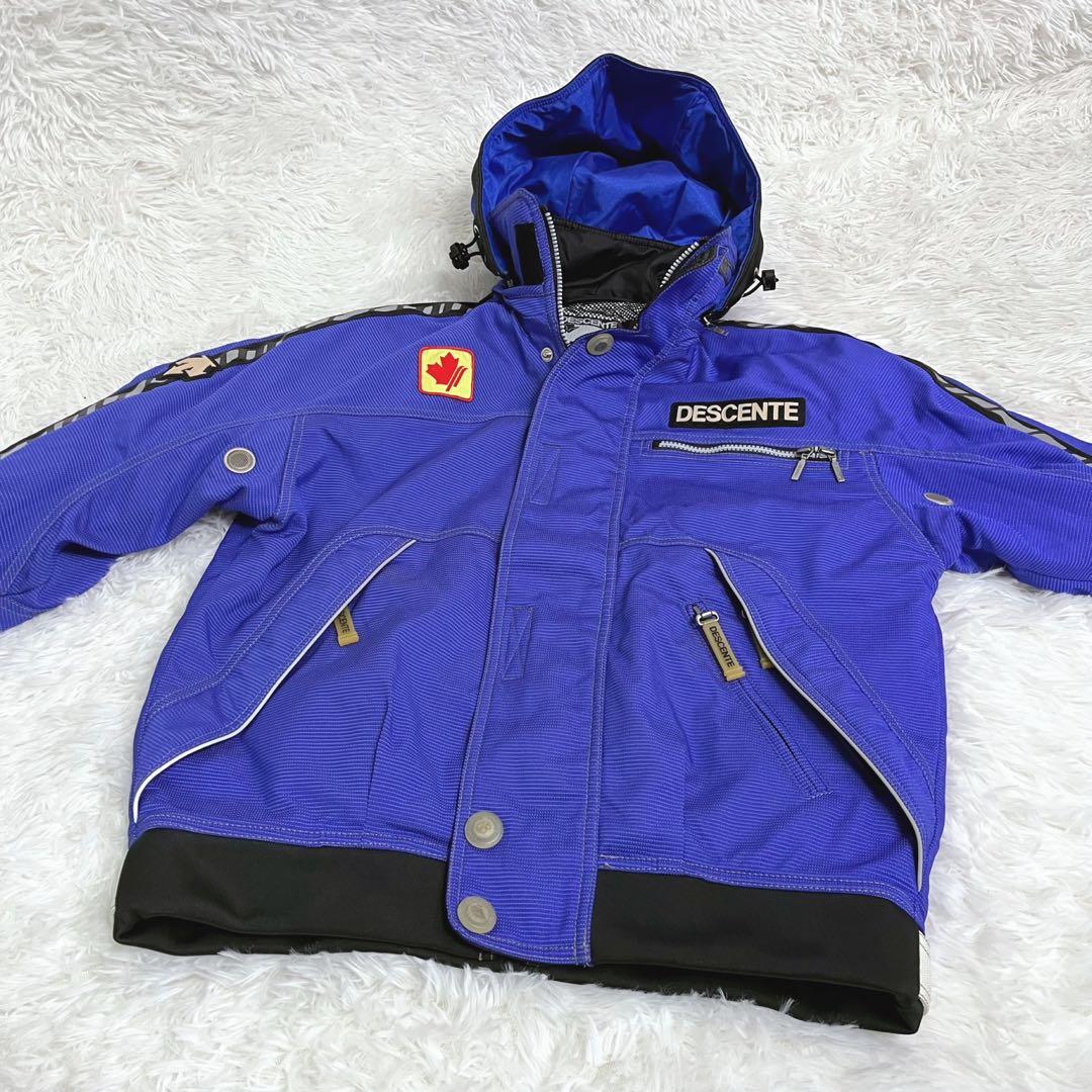 レトロ 90s デサント カナダオフィシャル スキーウェア上下 M相当 メンズS