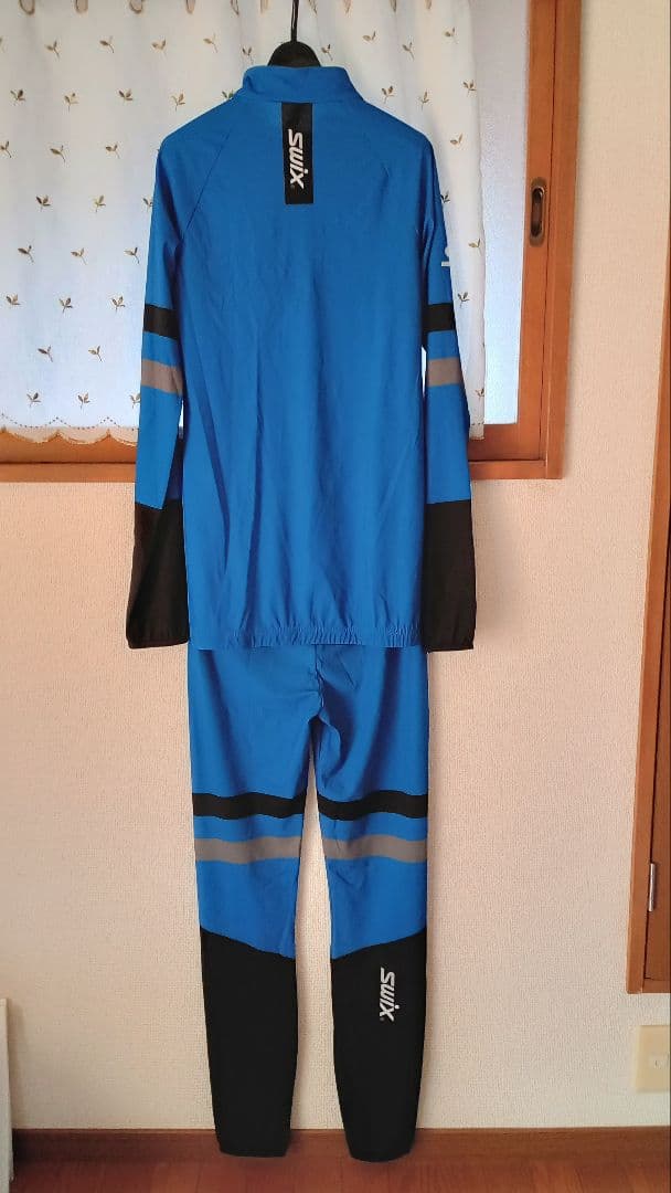 swixクロカンスキーjrレーシングツーピー青色164cm