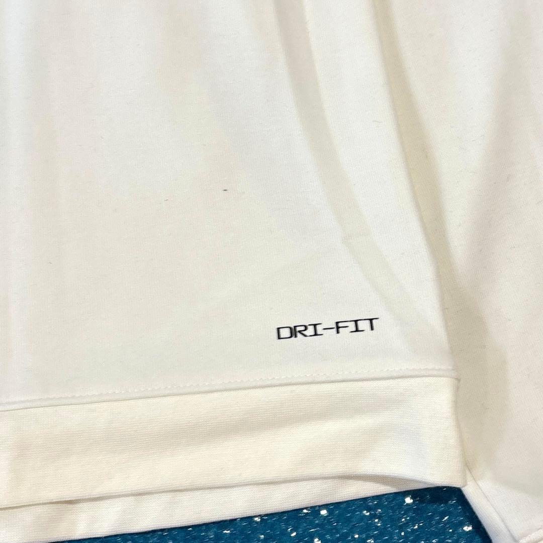 【美品/24年モデル/2XL】ジョーダンゴルフ　ハーフジップ　カットソー　白