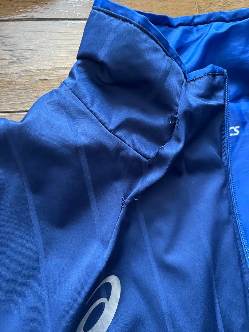 長崎総附asics ウォーマーXLネイビー