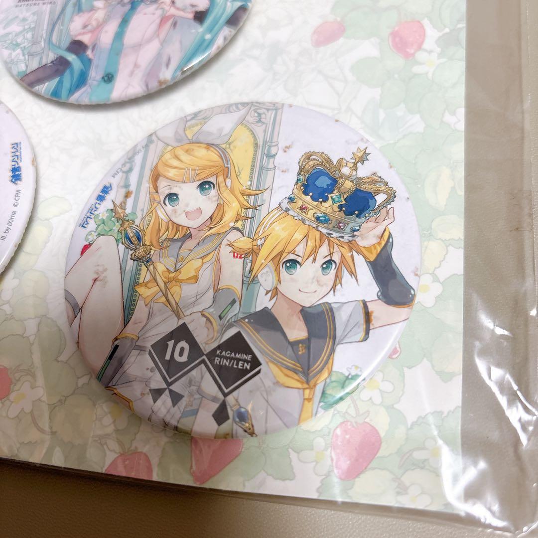 初音ミク 鏡音リン 鏡音レン 10周年 缶バッジ 10th