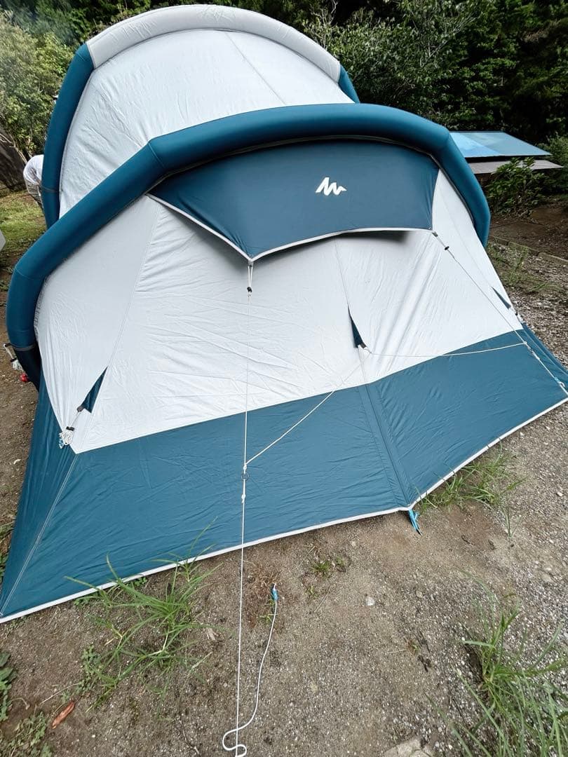 ケシュア エアーテント　ファミリーテント 4人用　おまけつき　ポンプ、タープ