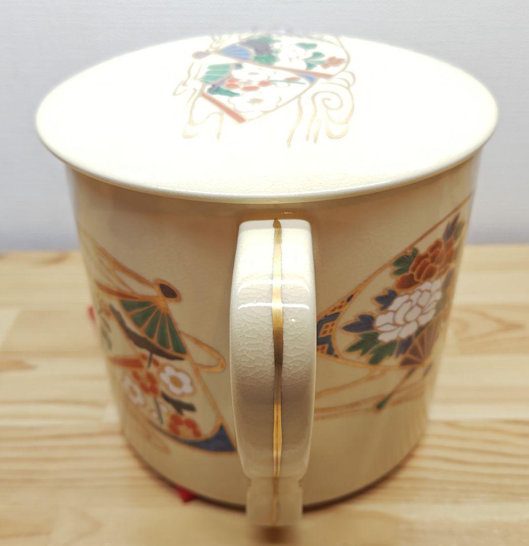 送料込【逢絢亭・新品】茶道具 水屋道具 片口水注 京焼 扇面流水 紙箱入り