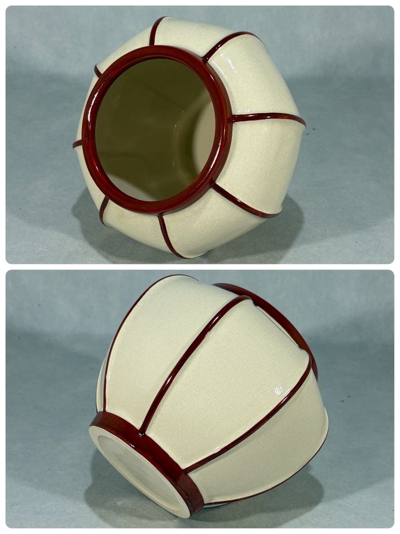 西尾瑞豊造　ぼんぼり水指　美品　共箱　茶道具　送料込