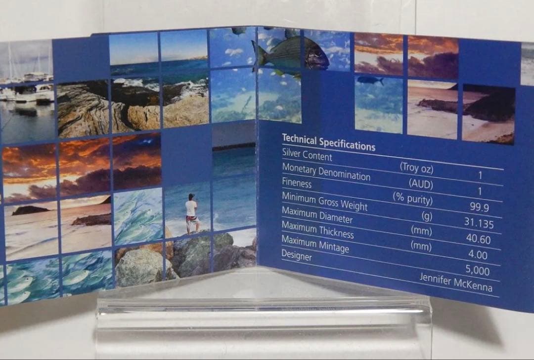 2014 オーストラリア ランドダウンアンダー 岩釣り 1オンス銀貨