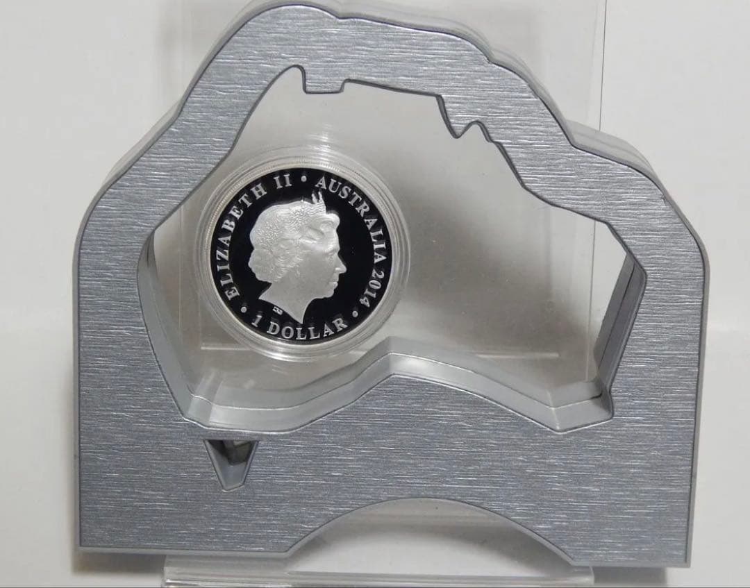 2014 オーストラリア ランドダウンアンダー 岩釣り 1オンス銀貨