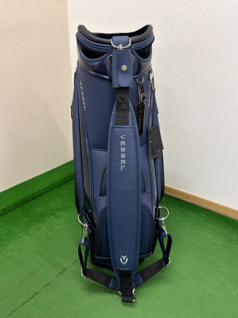 ゴルフバッグ・キャディバッグ VESSEL PRIME MINI Staff Carbon Navy