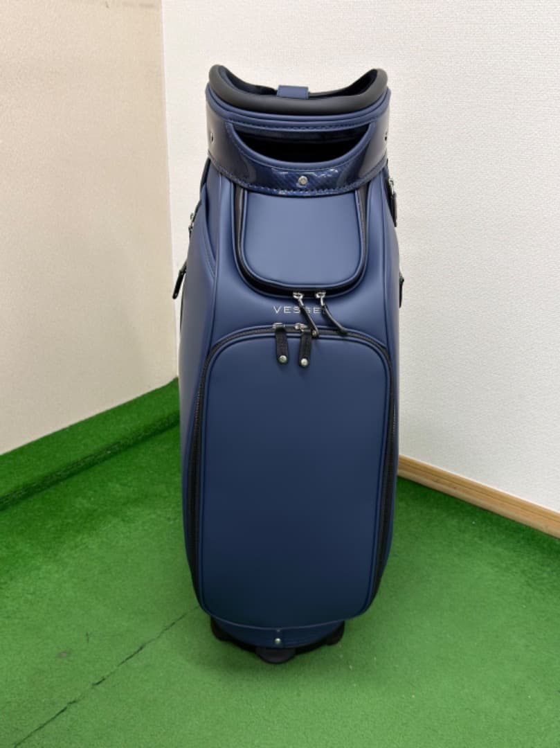 ゴルフバッグ・キャディバッグ VESSEL PRIME MINI Staff Carbon Navy