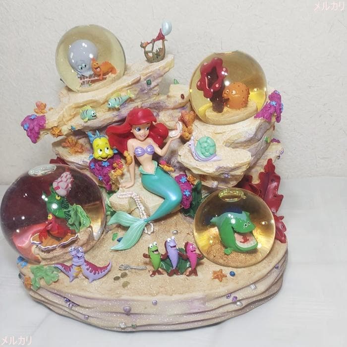 【レア】ディズニー★リトルマーメイド★アンダーザ・シー★スノードーム★オルゴール