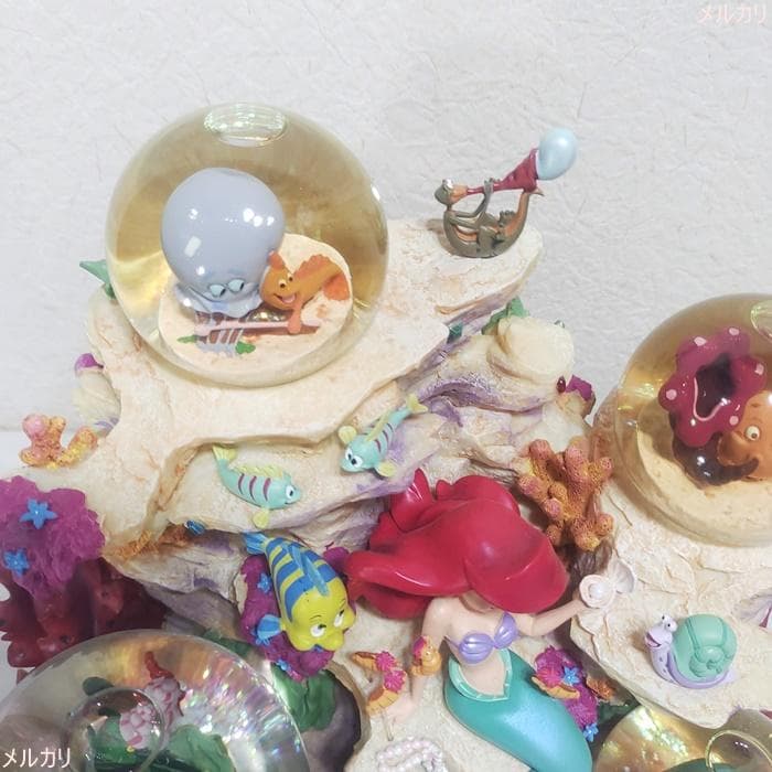 【レア】ディズニー★リトルマーメイド★アンダーザ・シー★スノードーム★オルゴール