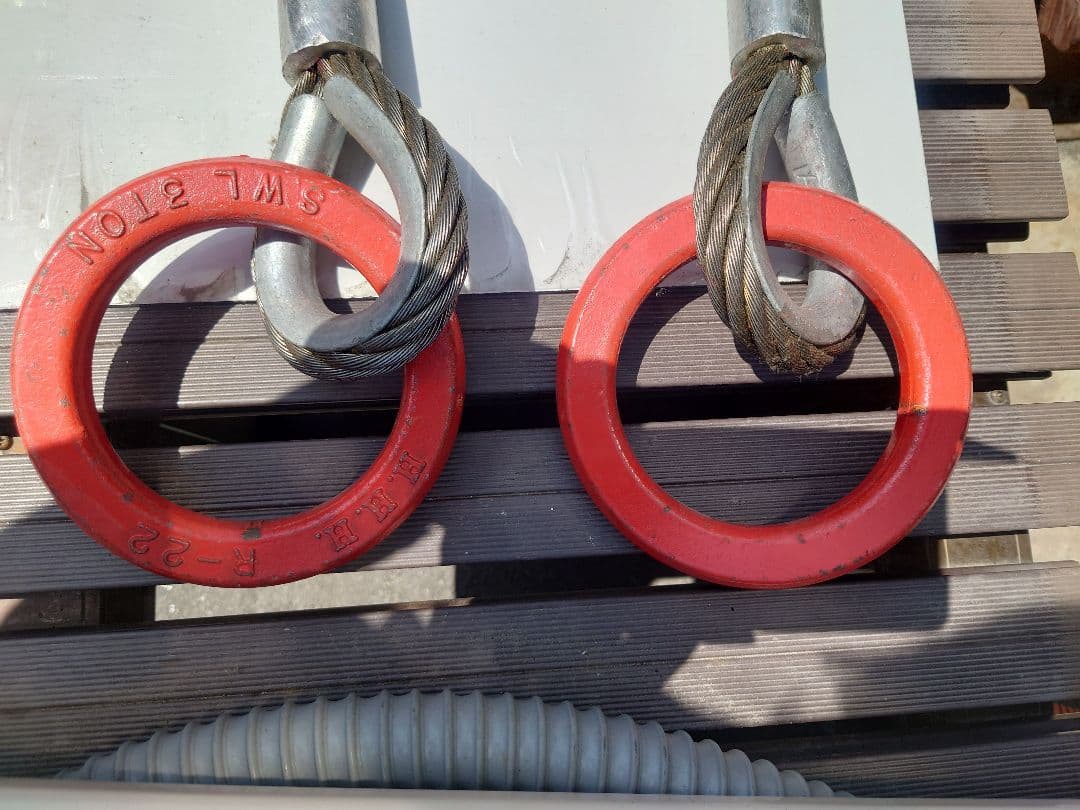 ワイヤーロープ　加工品 　2本セット