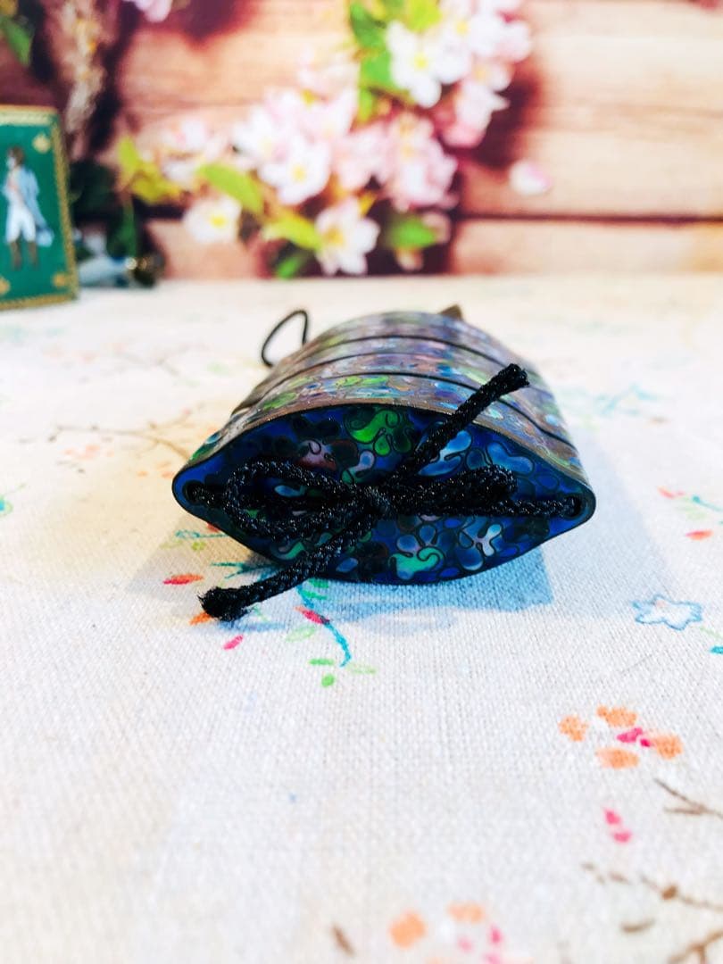 七宝焼 印籠　小物入　根付け