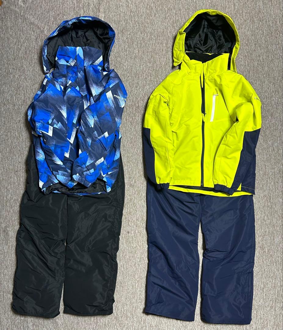 子ども用スノーボードウェア　上下セット×2