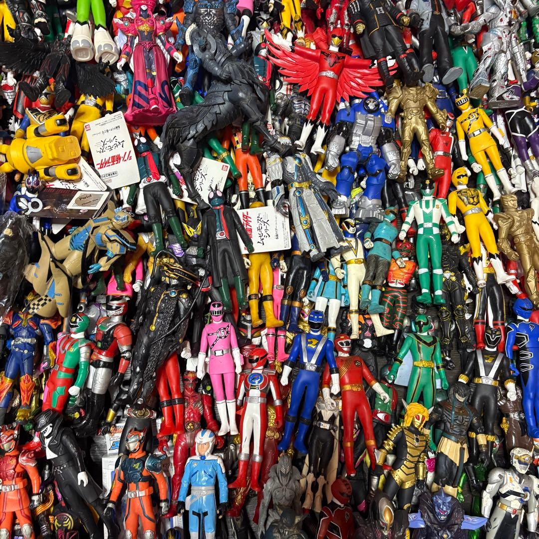 仮面ライダー　レンジャー　戦隊　ソフトフィギュア　ソフビ　まとめ売り　人形