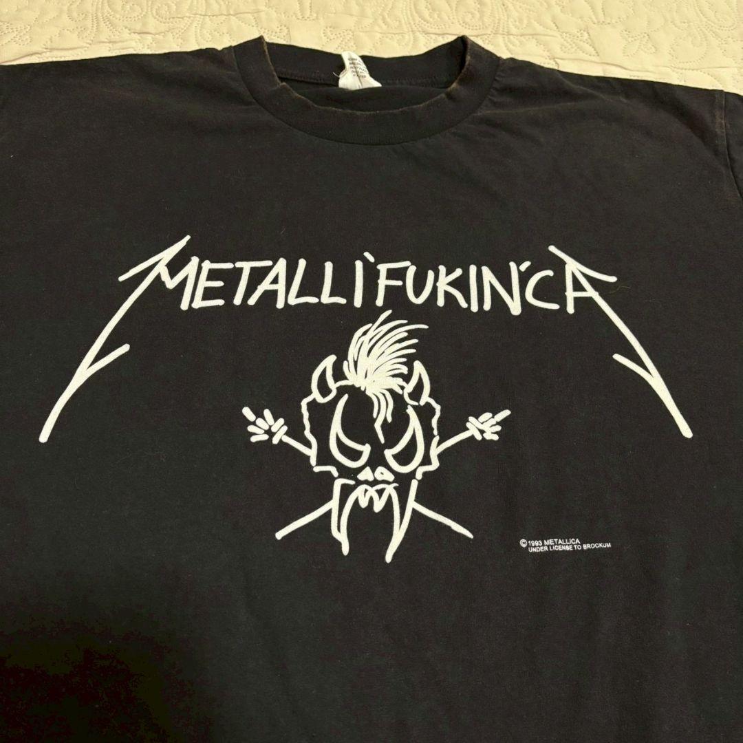 LLİFUKINCA Tシャツ メタリカ 90 ヴィンテージ バンドT