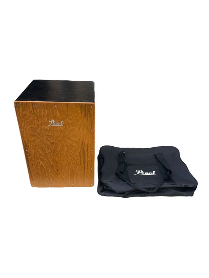 Pearl パール チップボード カホン ケース付き