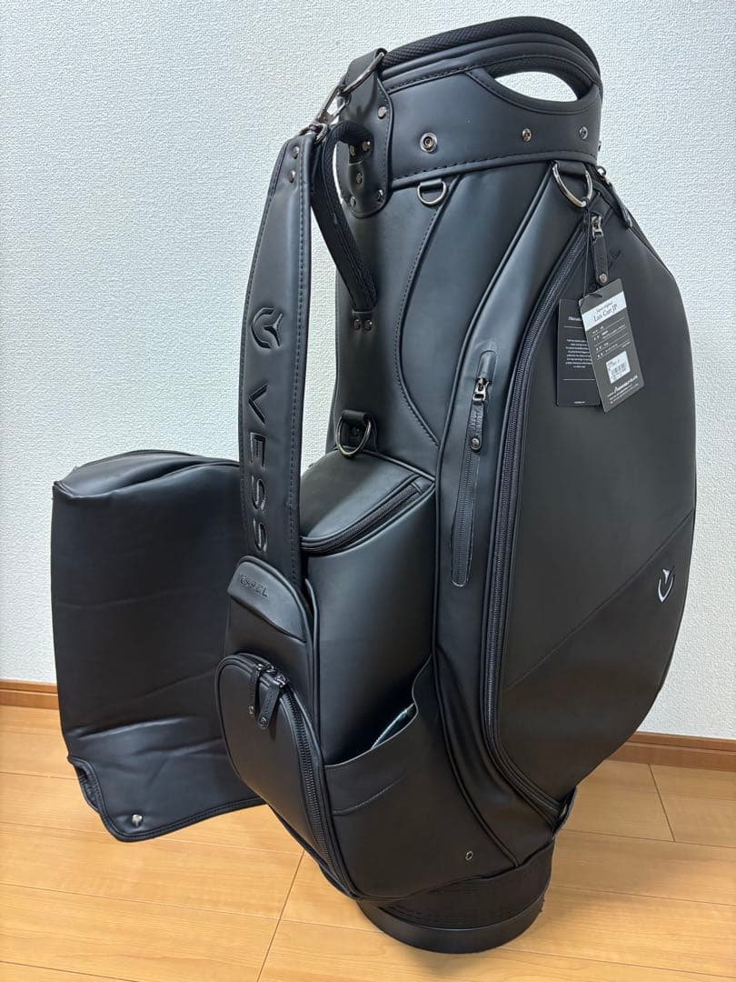 VESSEL(ベゼル)キャディバッグ Lux Cart JP BKブラック 美品