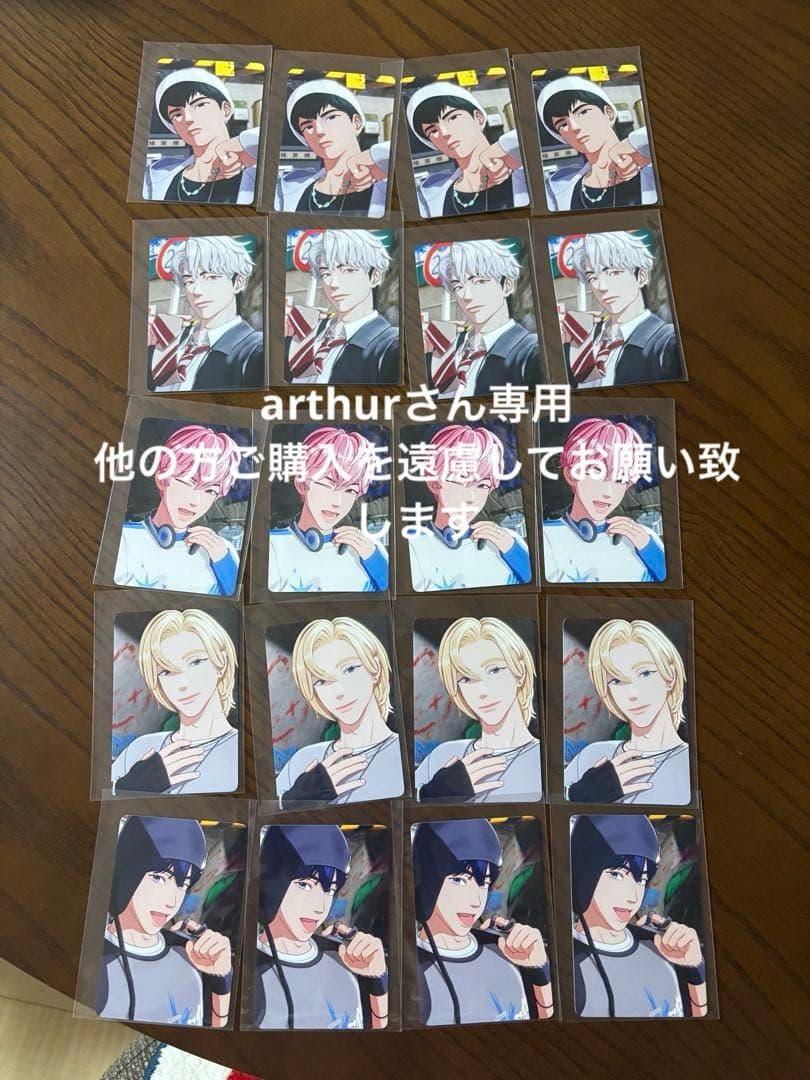 キャラクターPLAVE JAPAN 5枚セットx8 =40枚+バラ売り22枚