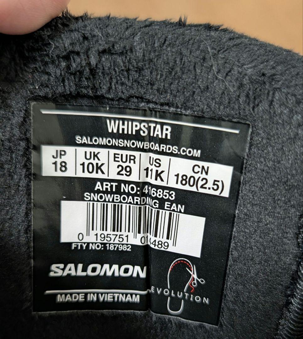 サロモン　スノーボードブーツ　キッズ　18cm