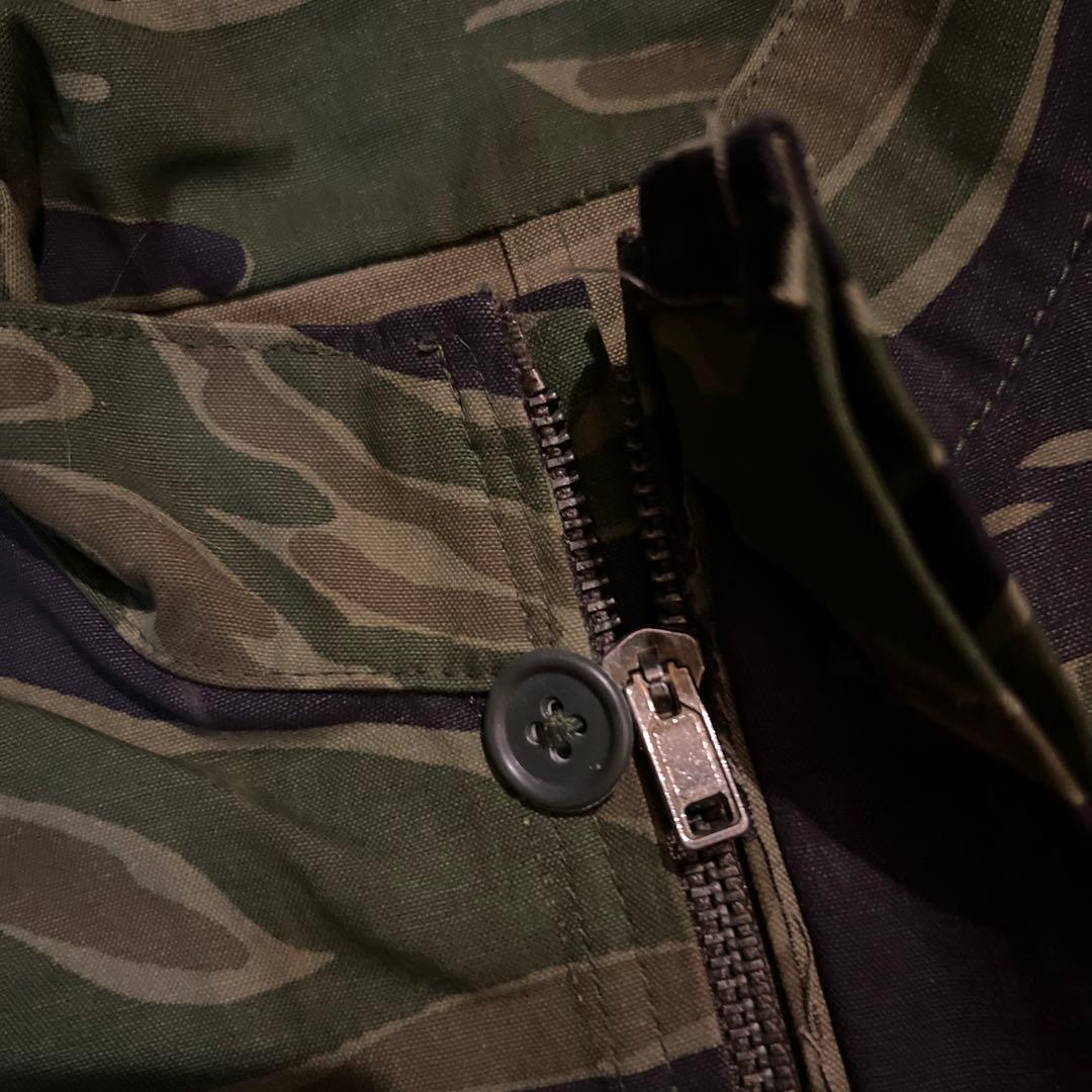 70年代　ベトナム戦　タイガーストライプ　タイガーカモ　ジャケット　ビンテージ